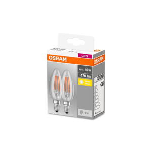 Osram SADA 2x LED Žiarovka VINTAGE B40 E14/4W/230V 2700K - Osram